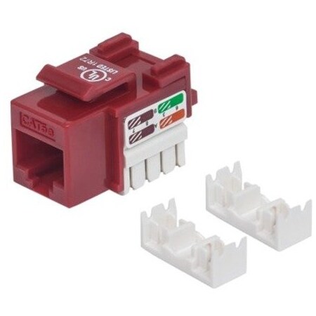 Intellinet Network Solutions Cat5E Red Keystone Jack Utp 210478